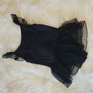 Girls Black Leotard (M 7/8)